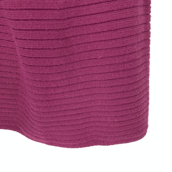 Banana Republic Dress Women's Sz M Plum Button Accent Long Sleeve Scoop Sweater - Picture 5 of 7